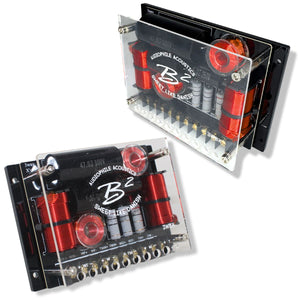 B2 Audio 3-Way 6.5" REF SQ Car Audio Component Speaker System w/ 3-way Crossover