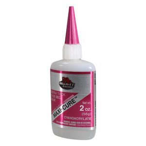 1/2 - 8 oz Maxi-Cure Extra-Thick CA Glue - High-Strength Adhesive