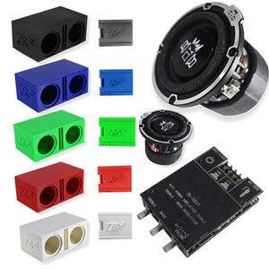 B2 Audio RIOT-2.5 Mini Woofer System 3D-Printed Box, Amp & Enclosure DIY Project