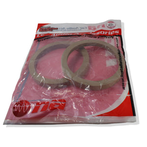 8" MDF Wood Speaker Spacer Rings Pair with Bezel Design AP-RING-8BZ for Installation