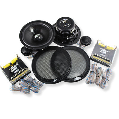 B2 Audio RAGE Series 6.5" 2-way 4 Ohm 100W Component Set w/Crossovers RAGE61-V2