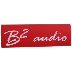 B2 Audio Heat Shrink 10 Pack of 4 Gauge Red with B2 Audio Logo