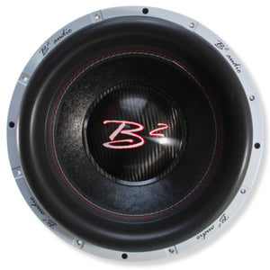 B2 Audio RAGE15-D2-V3 15" 2000W RMS Subwoofer with RAGE 2300.2 Amp