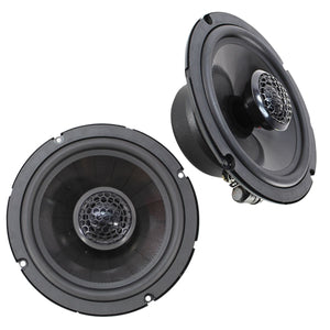 Front and front side view of B2-RAGE65X Coaxial Speaker Pair