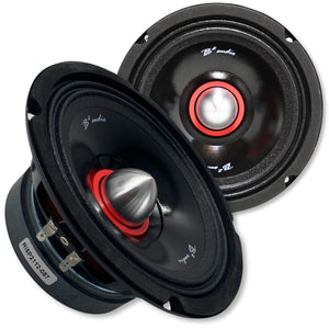 B2 Audio RIOT Series 6.5" 4-Ohm 100W RMS Mid-Range Speakers UV-Coated Cone, Sold in Pairs RIOT6P