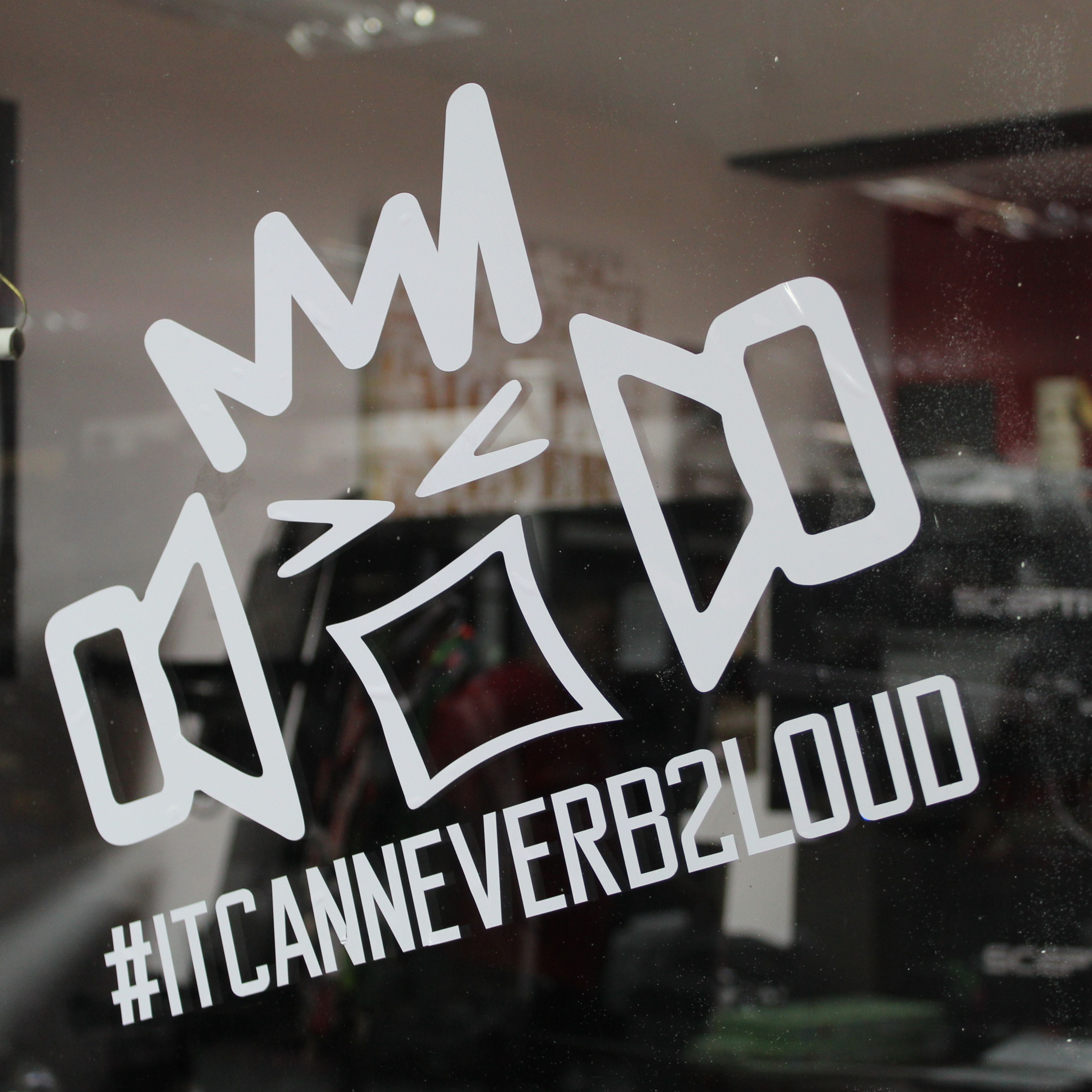 B2 Audio Riot Guy Sticker 12x16