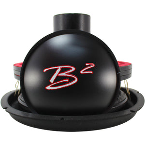 Front View of B2 Audio USA 12" Re-Cone Kit | RAGE 2-Ohm Dual Voice Coil Subwoofer