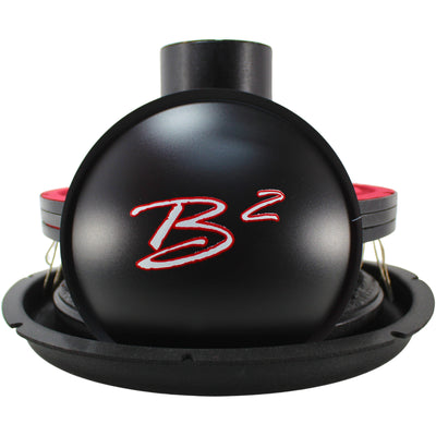 Front View of B2 Audio USA 12" Re-Cone Kit | RAGE 2-Ohm Dual Voice Coil Subwoofer