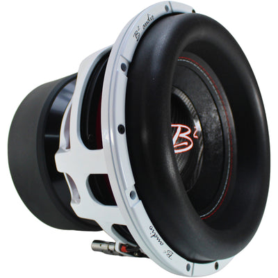 Front right view of B2 Audio USA B2-RAGE12-D1-V4 12" Subwoofer | 2000W RMS | Dual 1-Ohm