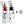Big Jeff Audio 4 gauge tall speaker push terminals red black brass nickel plated 20 pack