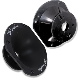 front and back view of Bolt-On Compression Horn Pair B2-RAGECDH-44