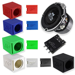 RIOT-2.5 Mini Woofer DIY Kit | 3D-Printed Box & Bluetooth Amp
