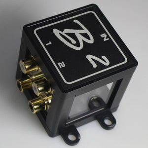 B2 Audio 1-to-2 Pair Cockbox RCA Splitter Distribution Block OPEN BOX