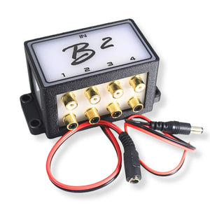 B2 Audio Cockbox 2x8 RCA Splitter Distribution Block w/ RGB LED Lights