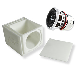 Single Ported Subwoofer Box Enclosure w/ 1x B2 Audio Rampage RC2 2" Subwoofer