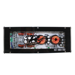 B2 Audio RIOT Half Bridge 4-Channel 1800W 2-Ohm Class D Full Range Amplifier w/ RGB LED