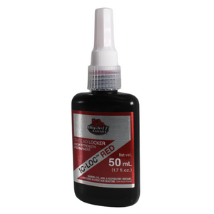 Big Jeff Audio 10- 50 ml C-LOC Red Permanent High-Strength Threadlocker