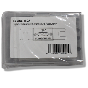 B2 Audio 150A ANL High Temperature Ceramic Fuse Pair ANL-150A