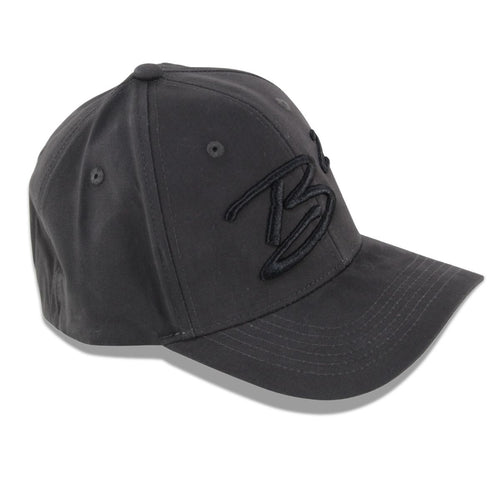 B2 Audio Grey Flex-Fit Classic, Ball Cap Hat with "B2" Logo