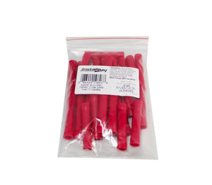 8 Gauge Red Vinyl Butt Connectors – 25 Pack (RVBC825 Equivalent)