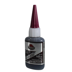 20-45 Sec 1/2-1 oz Rubber-Toughened CA Glue Adhesive Black