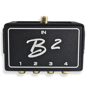 B2 Audio 1-to-4 Pair Cockbox RCA Splitter Distribution Block