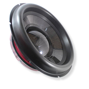 B2 Audio Rampage 18" Re-cone Kit Drop  2-Ohm 4" Coil Carbon Fiber