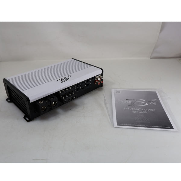 RAGE Series 1.2K 4-Channel 1200 Watt 2-Ohm Full Range Class D Amp REFURBISHED