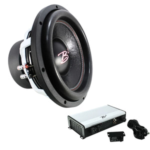 B2 Audio RIOT V3 12" 1000W RMS Subwoofer with RAGE 3500 Amp