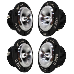 B2 Audio RAGE 1200.4 Amplifier + RIOT8P 8" Midrange + RAGE T1 NEO Tweeter Combo