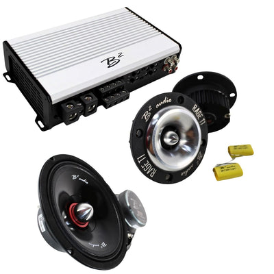 B2 Audio RAGE 1200.4 Amplifier + RIOT8P 8" Midrange + RAGE T1 NEO Tweeter Combo