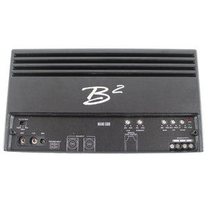 B2 Audio MANI 600 Watt 1-Ohm Car Audio Class D Compact Mono Bass Amplifier