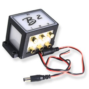 B2 Audio Cockbox 2x6 RCA Splitter Distribution Block w/ RGB LED Lights