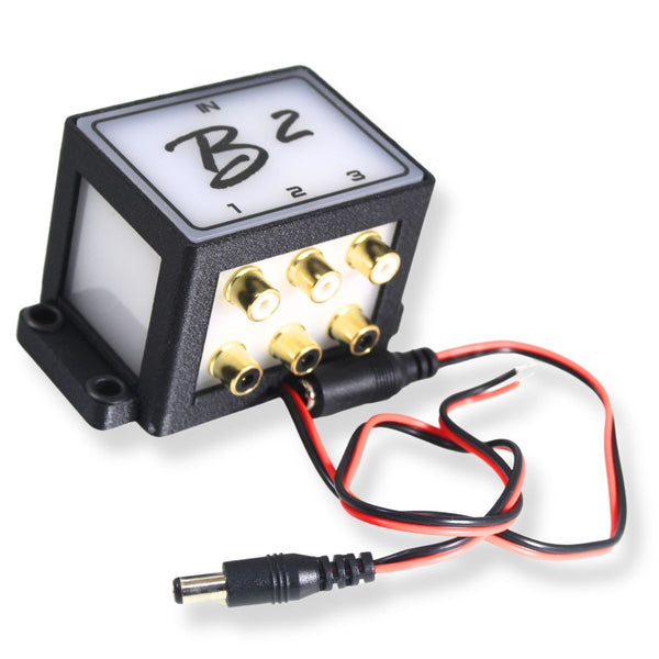 B2 Audio Cockbox 2x6 RCA Splitter Distribution Block w/ RGB LED Lights