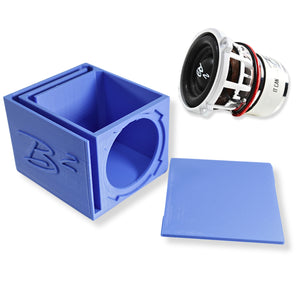 Single Ported Subwoofer Box Enclosure w/ 1x B2 Audio Rampage RC2 2" Subwoofer