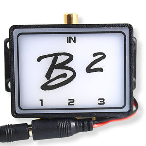B2 Audio Cockbox 1-to-3 Pair RCA Splitter Distribution Block w/ RGB LED Lights