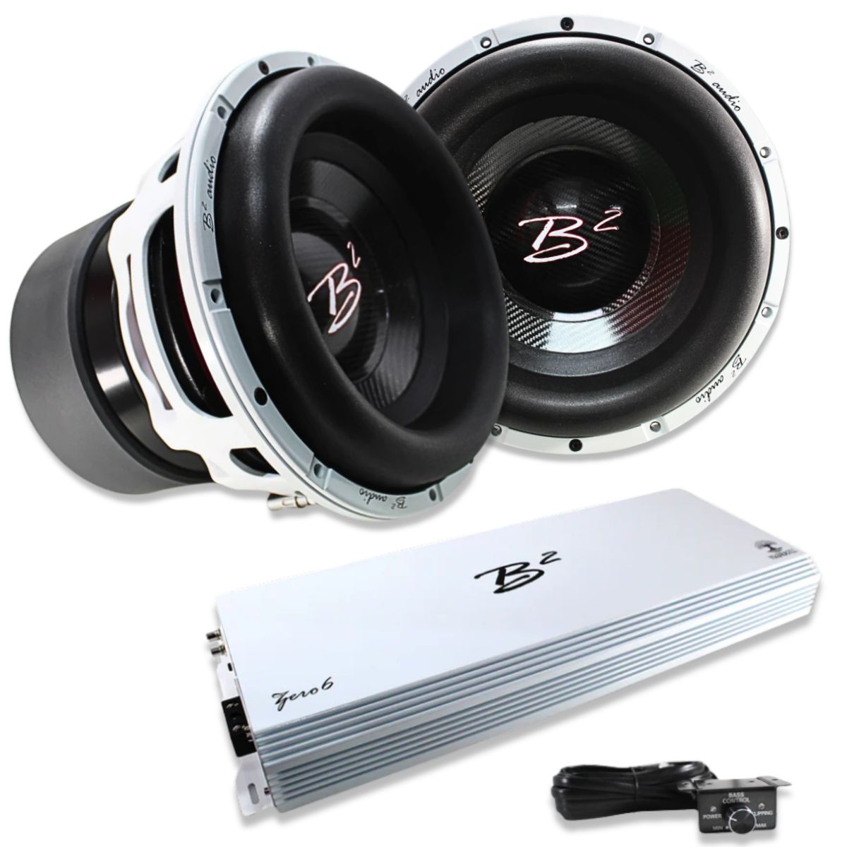 B2 Audio ZERO6 6000W Mono Amplifier + 12