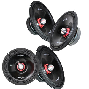 B2 Audio Audio System Combo RAGE800.4 Amp w/2 RIOT8P Sets & MANI10TW
