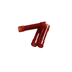 Red Nylon 22-18 AWG Butt Connectors 100 Pack Electrical Crimp Terminals RNBC
