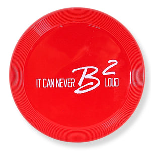B2 Audio Mini Frisbee Red It Can Never B2 Loud Compact Throw Disc