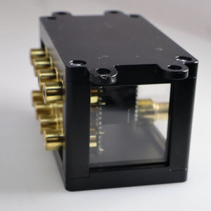 B2 Audio 1-to-4 Pair Cockbox RCA Splitter Distribution Block OPEN BOX