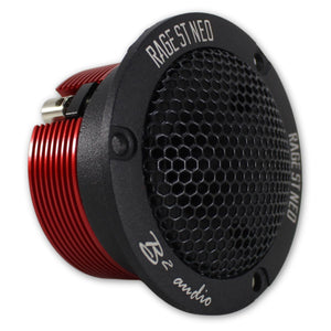 B2 Audio RAGE Series Pair of 1" 4-Ohm 75 Watt RMS Neodymium Tweeters, OD 2.95" RAGE ST NEO