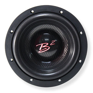 B2 Audio 8" Carbon Fiber Subwoofer RAMPAGE8 V3 1000W RMS Dual 2 Ohm