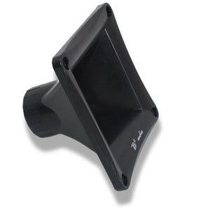 Twist-On 1" Throat 3.25" Depth, 4.5" x 4.5"  Plastic Horn RAGECDH-120 for CDR-50