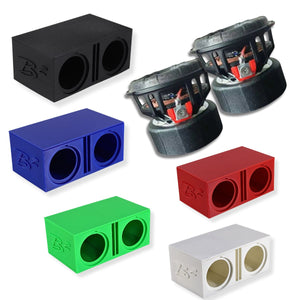 B2 Audio RIOT-2.5 Mini Woofers w/ Dual Ported 3D-Printed Box DIY Project