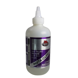 Insta-Cure+ Gap Filling CA 1/2 - 8 oz Glue Quick-Setting Adhesive