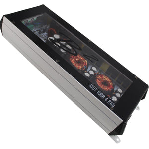 B2 Audio RIOT Half Bridge 4-Channel 1800W 2-Ohm Class D Full Range Amplifier w/ RGB LED