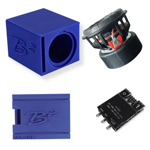 B2 Audio RIOT-2.5 Mini Woofer 3D-Printed Box, Amp & Enclosure DIY Project