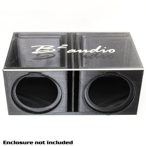 Engraved Acrylic B2 Audio Logo Lid for Dual RIOT 2.5"  3D Boxes