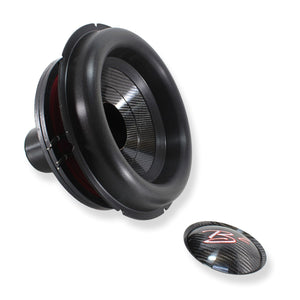 B2 Audio RageXL 12" Re-cone Kit Drop 2-Ohm 3" Coil Carbon Fiber